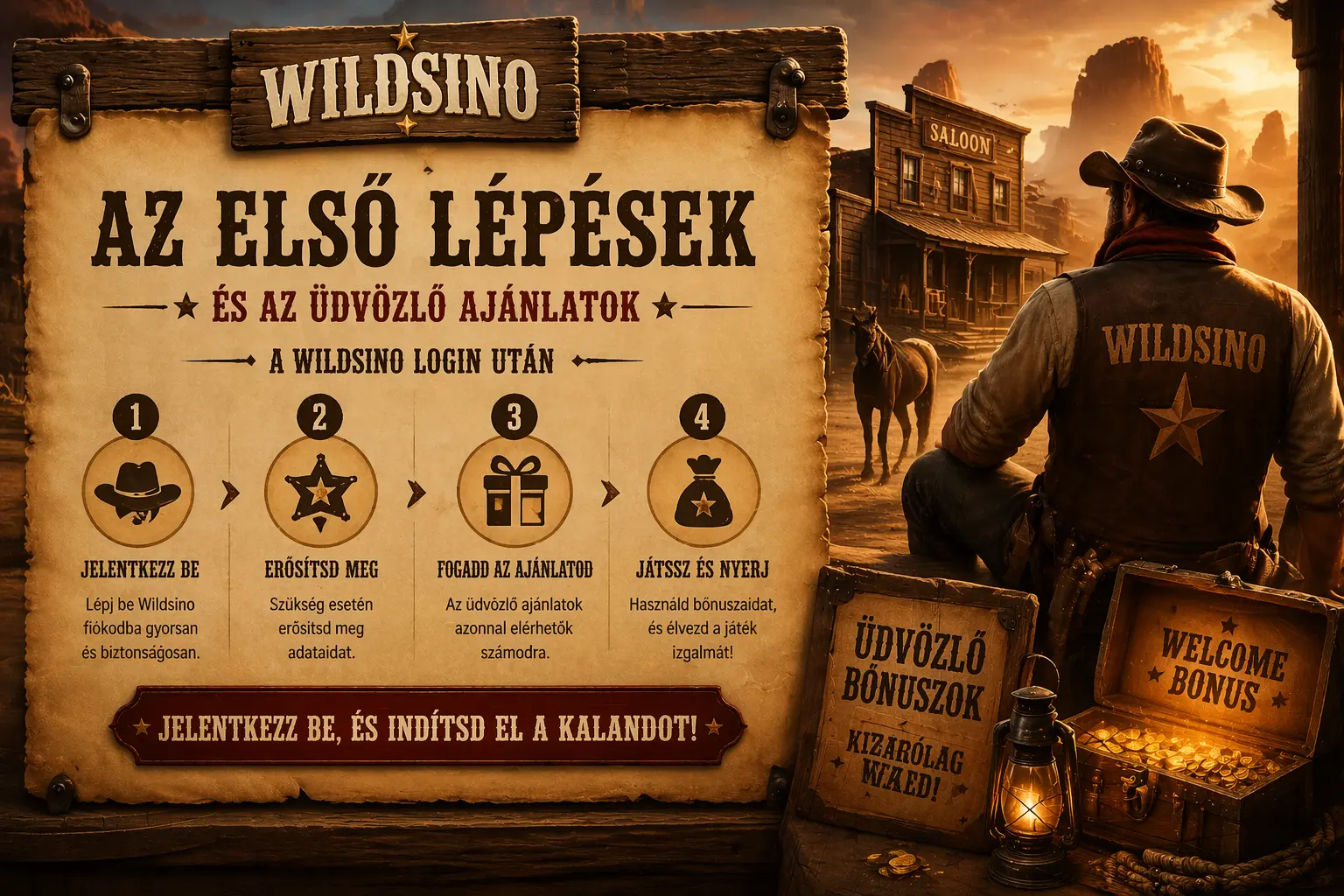 Wildsino üdvözlő ajánlat