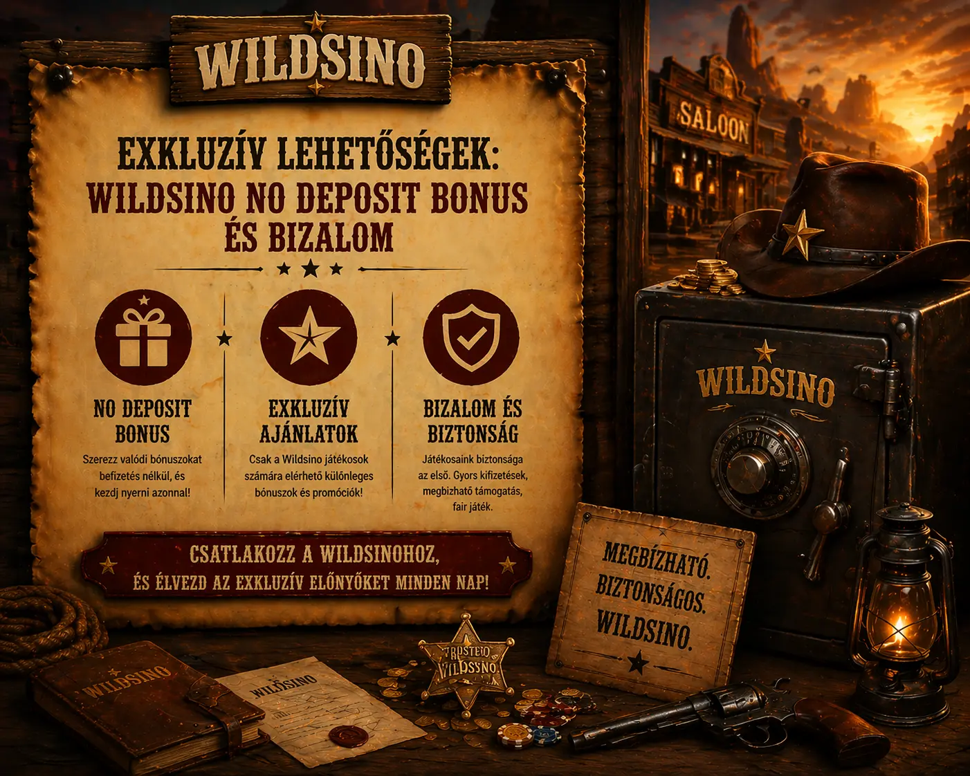 Wildsino no deposit és biztonság